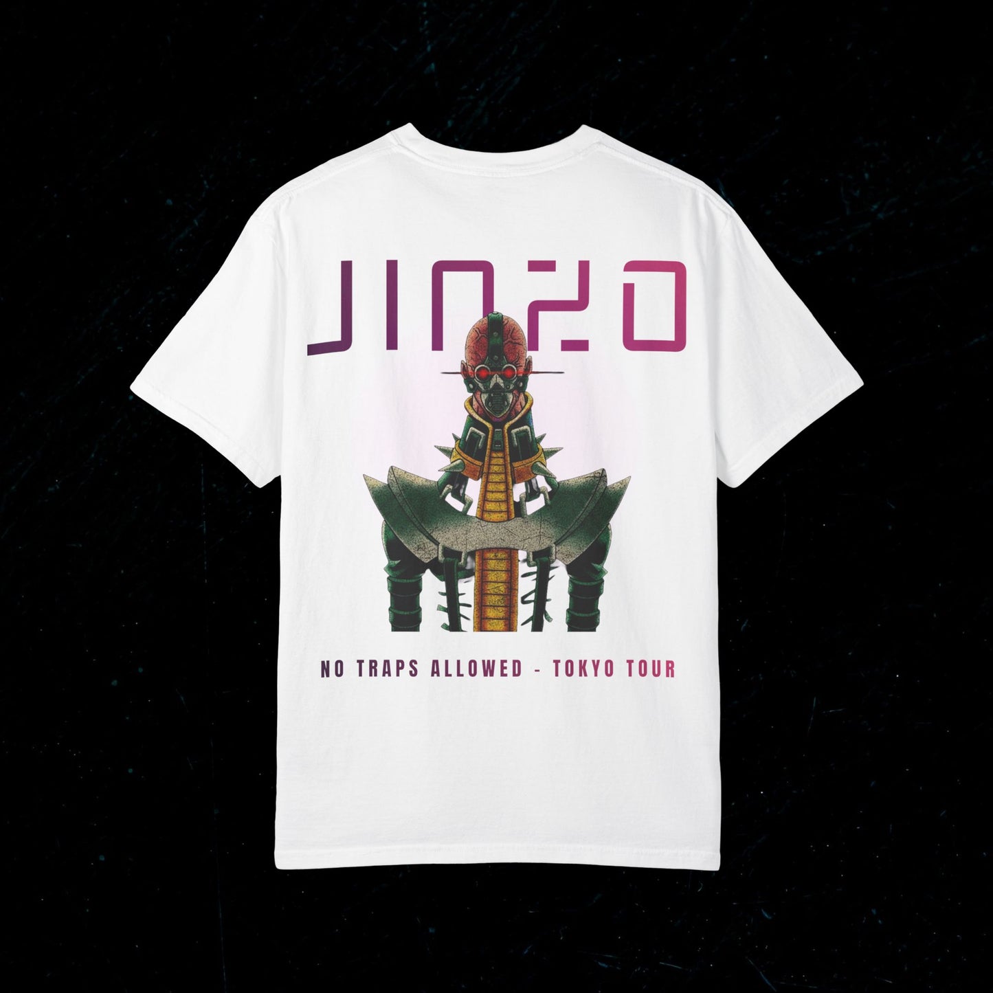 Jinzo // Trap Error" - Vintage Industrial Metal Heavyweight Tee