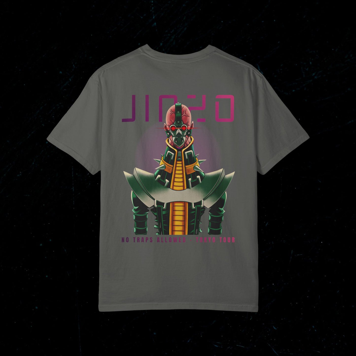 Jinzo // Trap Error" - Vintage Industrial Metal Heavyweight Tee
