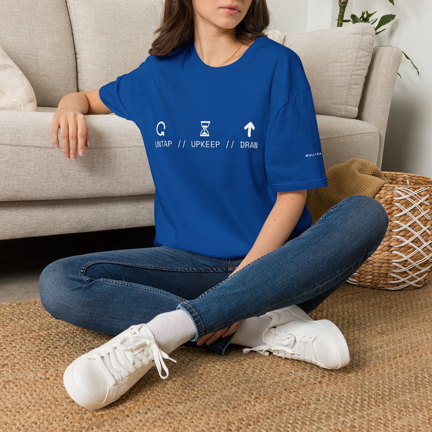 T-Shirt — 'Untap // Upkeep // Draw' Magic: The Gathering Inspired Gamer Tee